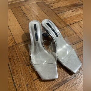 ZARA CLEAR SANDALS